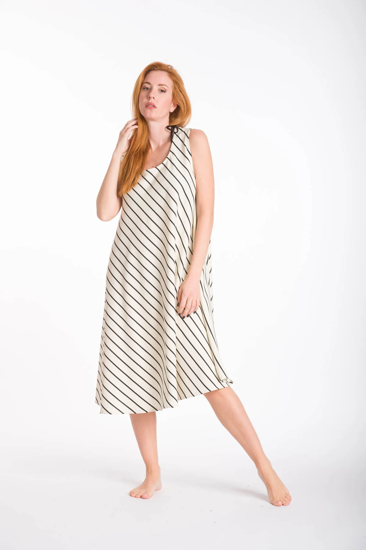 Φορεμα oval viscose - Εκρού παρεό παραλίας για καλοκαιρινές resort εμφανίσεις