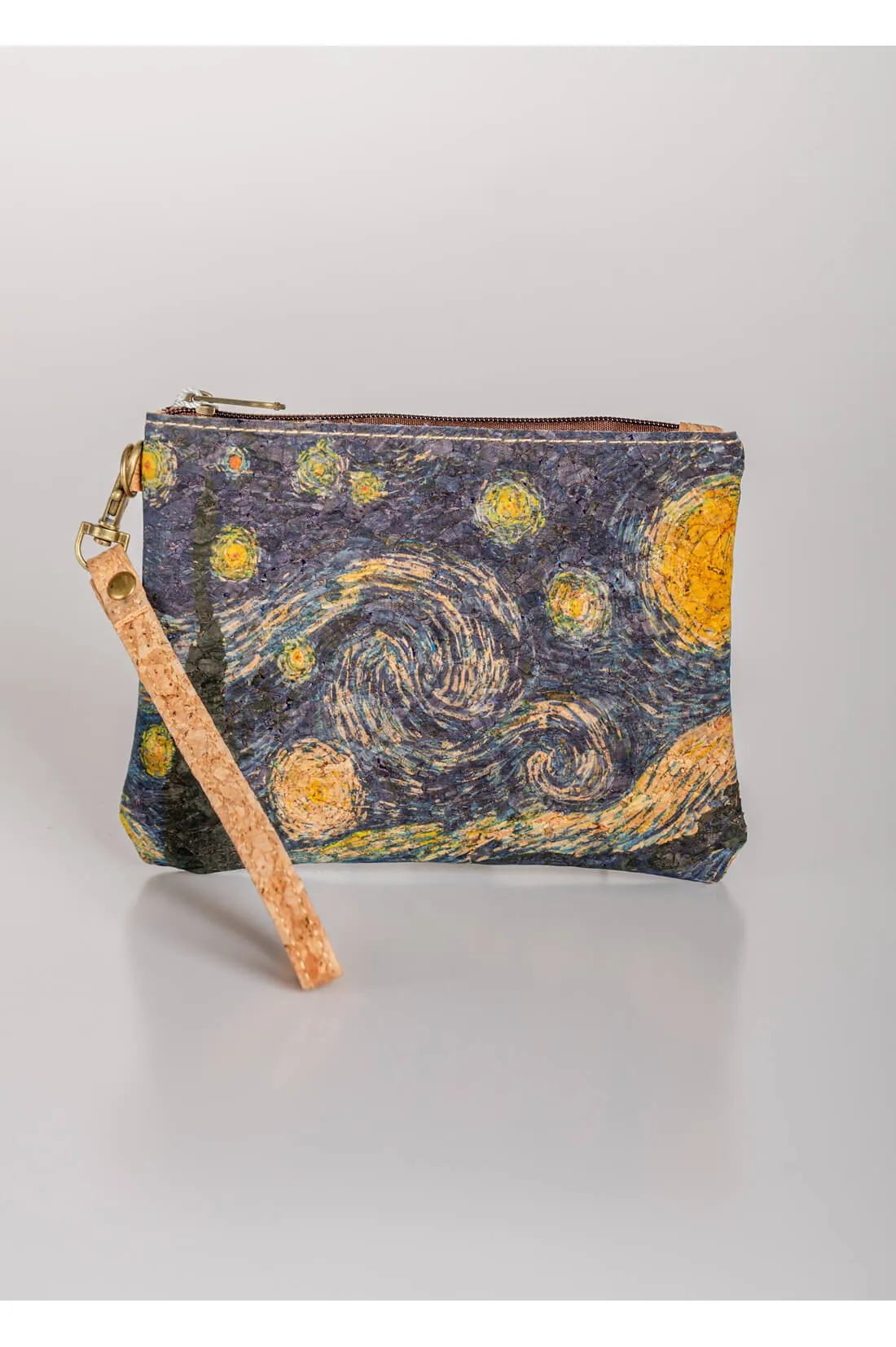 Τσαντακι μικρο καρπου - clutch - απο φελλο - Μπλέ παρεό παραλίας για καλοκαιρινές resort εμφανίσεις