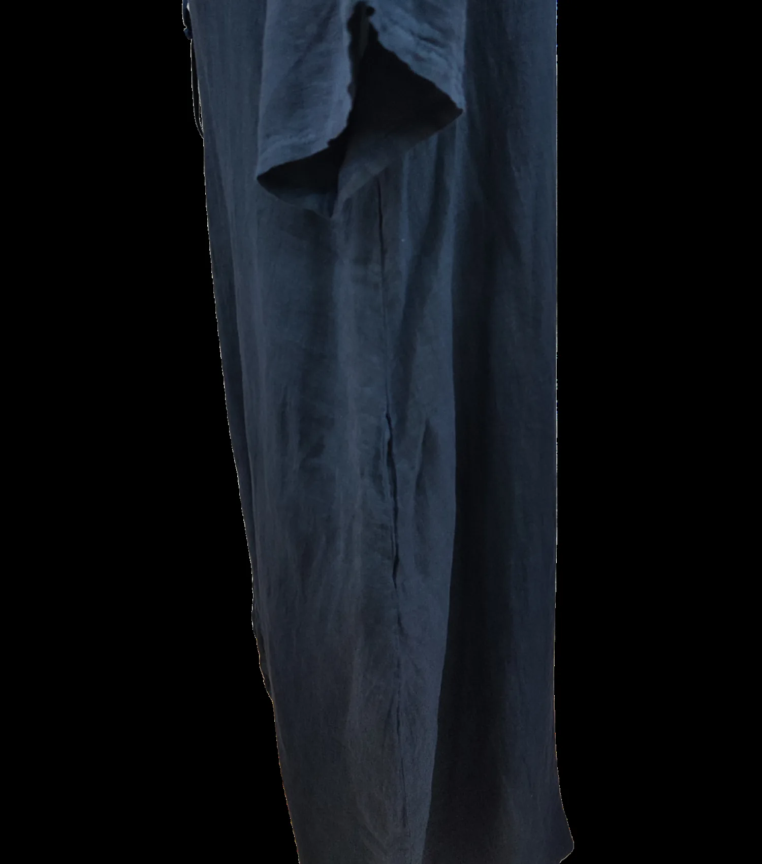 Λινο καφτανι - φορεμα - Navy Blue φόρεμα παραλίας από λινό για καλοκαιρινές resort εμφανίσεις