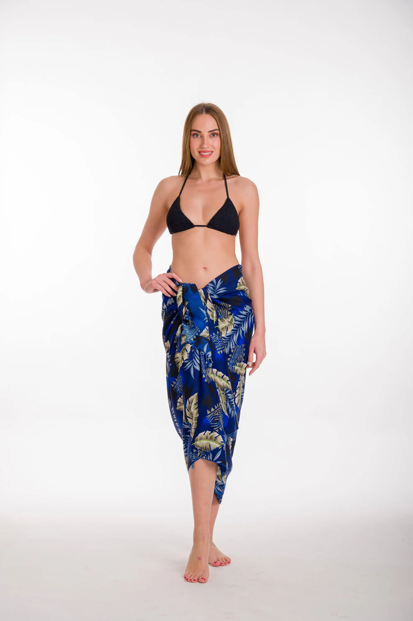 Παρεο mmf εμπριμε με κροσσια - Navy Blue;Μπέζ παρεό παραλίας για καλοκαιρινές resort εμφανίσεις