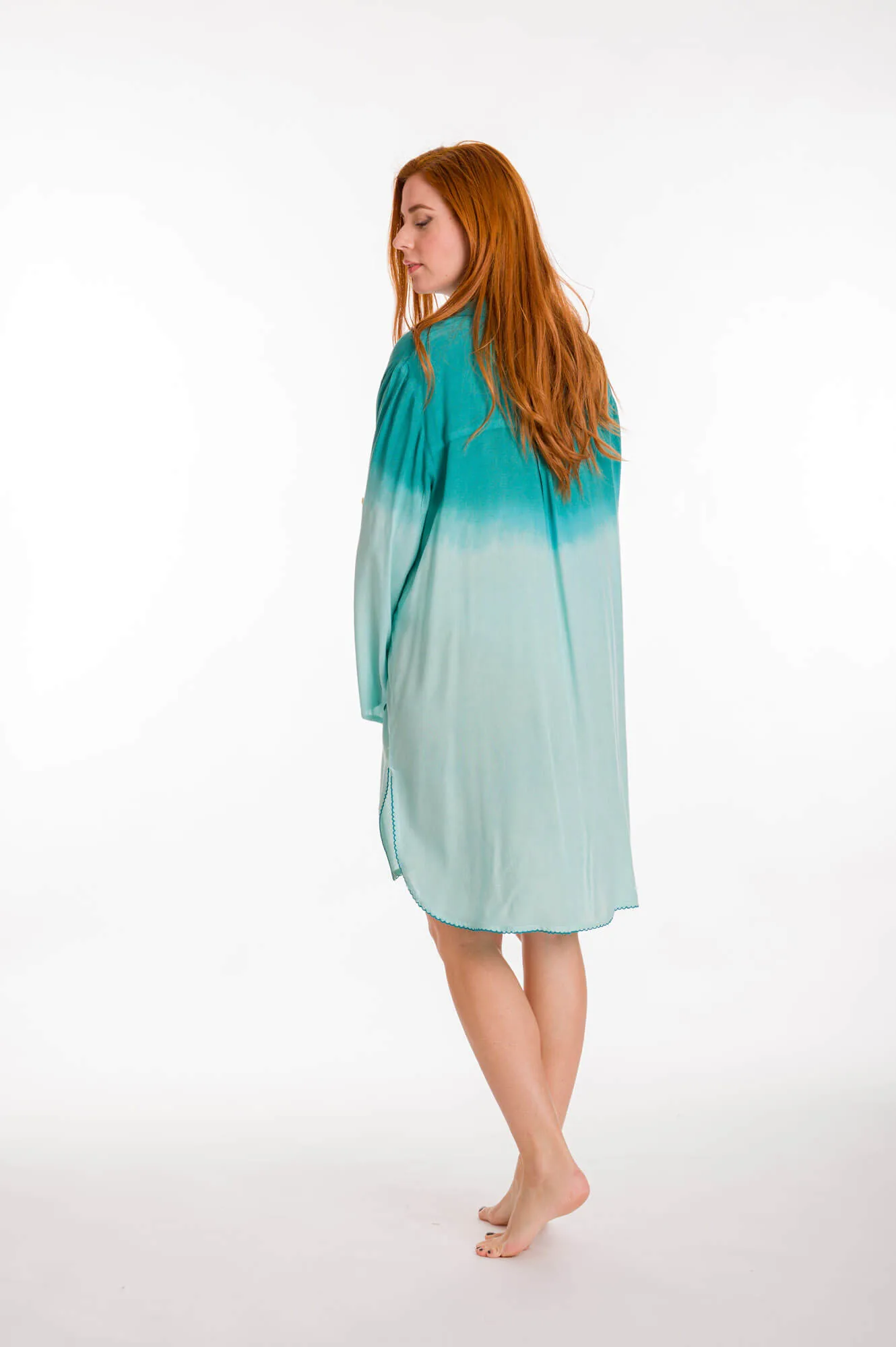 Πουκαμισα viscose- tunic - φορεμα - Βεραμάν φόρεμα παραλίας για καλοκαιρινές resort εμφανίσεις