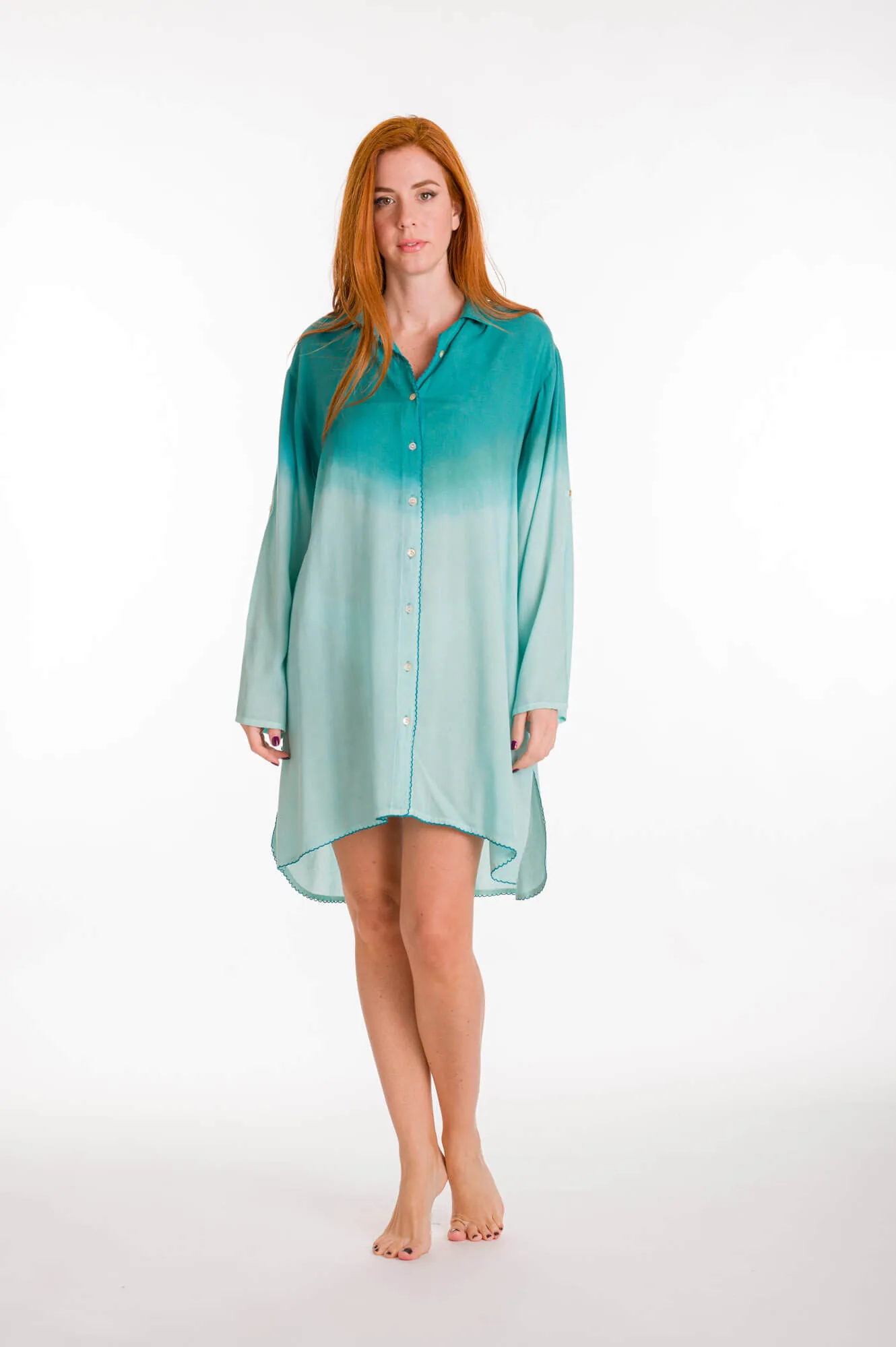 Πουκαμισα viscose- tunic - φορεμα - Βεραμάν φόρεμα παραλίας για καλοκαιρινές resort εμφανίσεις